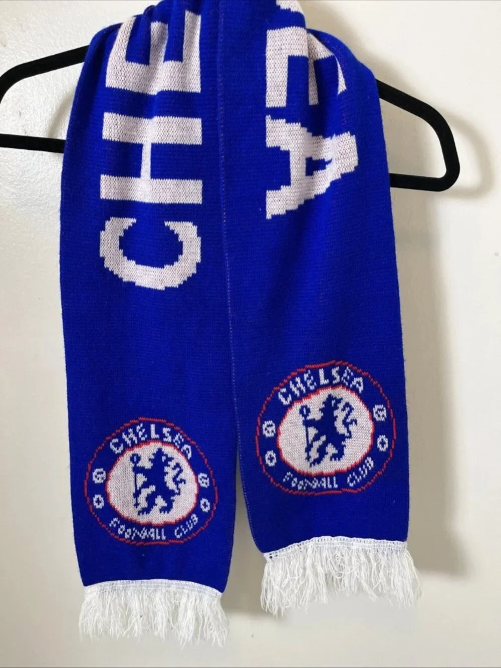 Chelsea FC Blue Knit Soccer Supporter Scarf